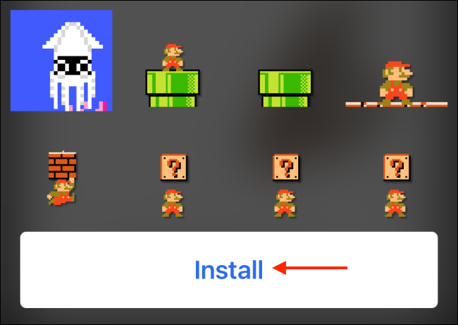 Нажмите Install для добавления стороннего пакета