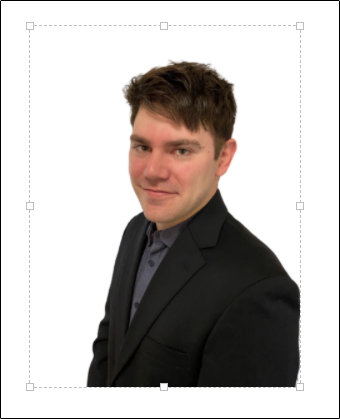 Выбранное изображение с пунктирной рамкой