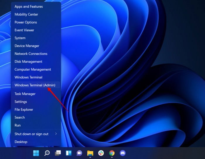 Открытие Windows Terminal от имени администратора