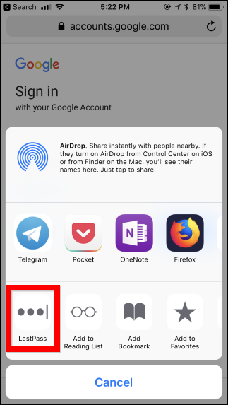 Авторизация менеджера паролей через Face ID