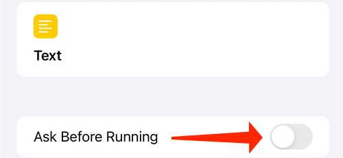 Отключите Спросить перед выполнением