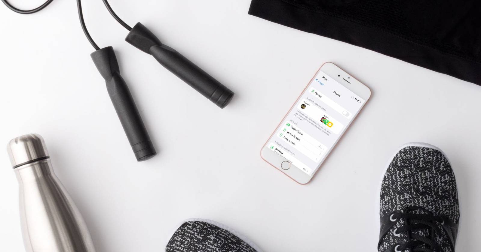 Режим Фокус для тренировок на iPhone