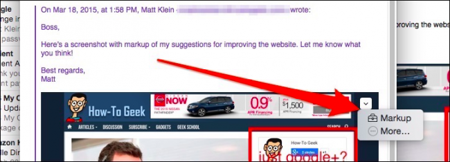 Повторное открытие инструментов разметки перед отправкой