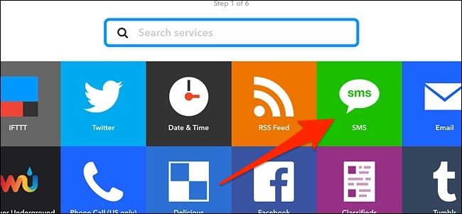 IFTTT — Сервис SMS
