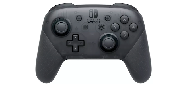 Pro Controller Nintendo Switch вид сбоку