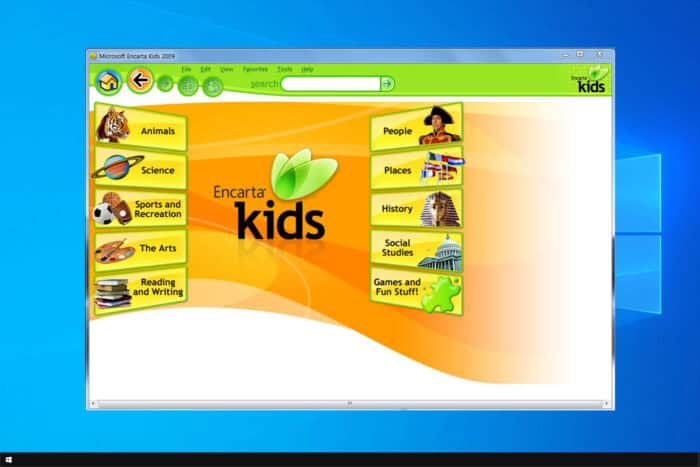 Скачать Microsoft Encarta Kids — доступ и альтернативы
