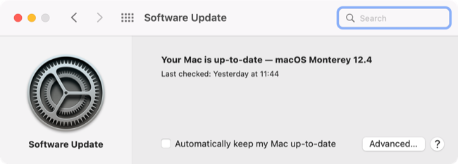 Обновление ПО в macOS