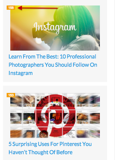 Скриншот Counting Tweets с подсчётом твитов для всех ссылок на странице