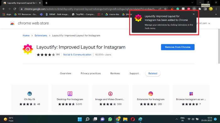 Chromeにインストールされた拡張機能の通知