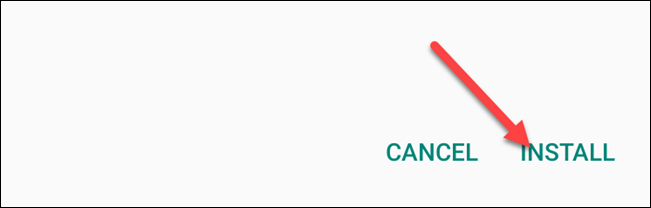 кнопка установки APK