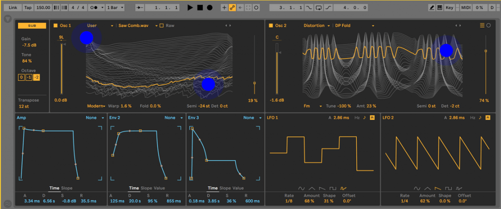 Настройки звуковых дорожек Ableton и высокая нагрузка CPU