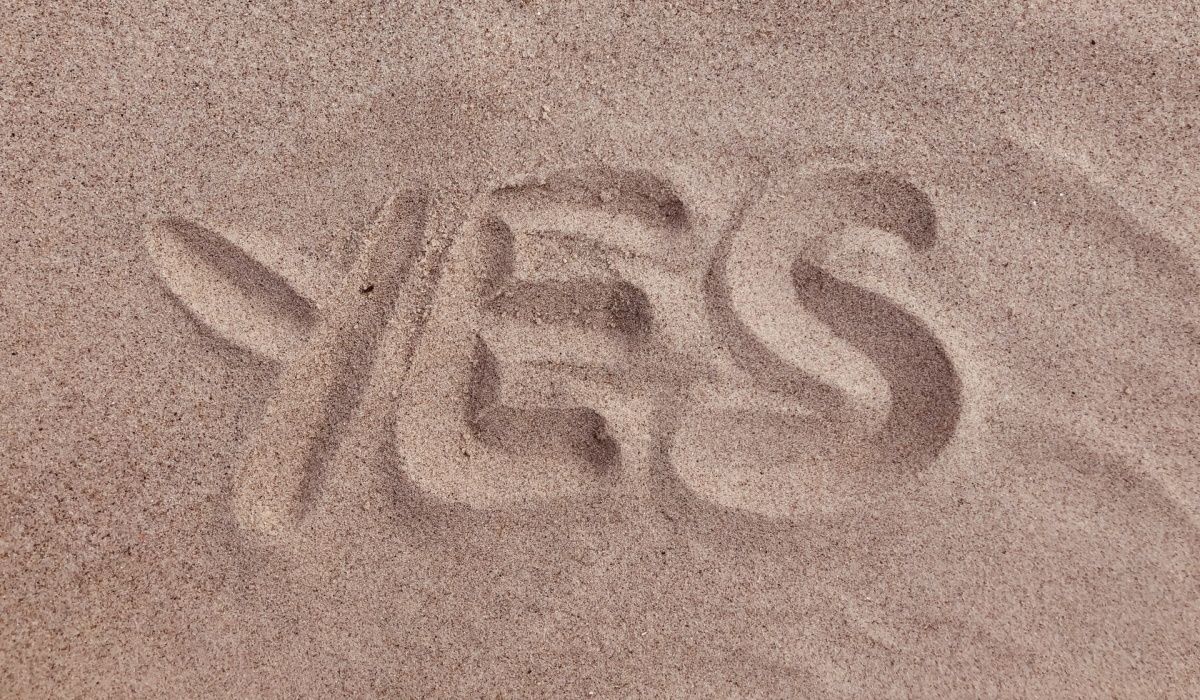 Значок подтверждения «Да».