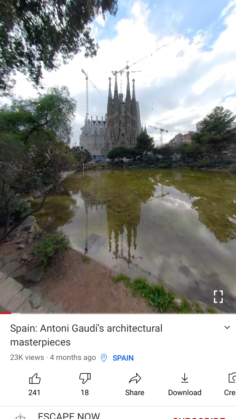 Просмотр 360° видео на YouTube