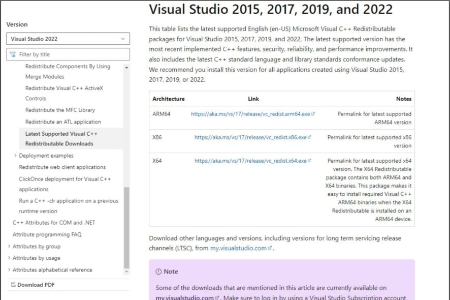 VC Runtime Minimum X86.msi: скачать и исправить ошибку