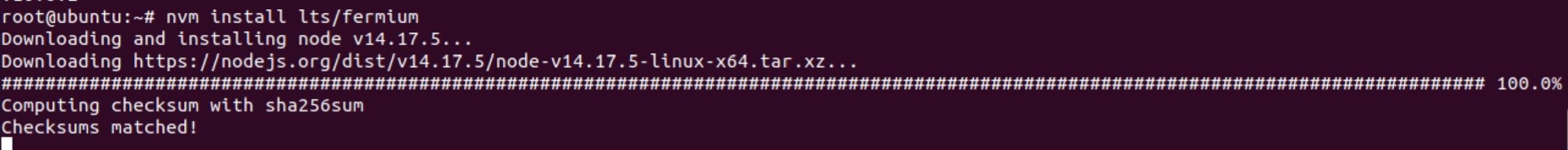 Установка LTS-алиаса fermium