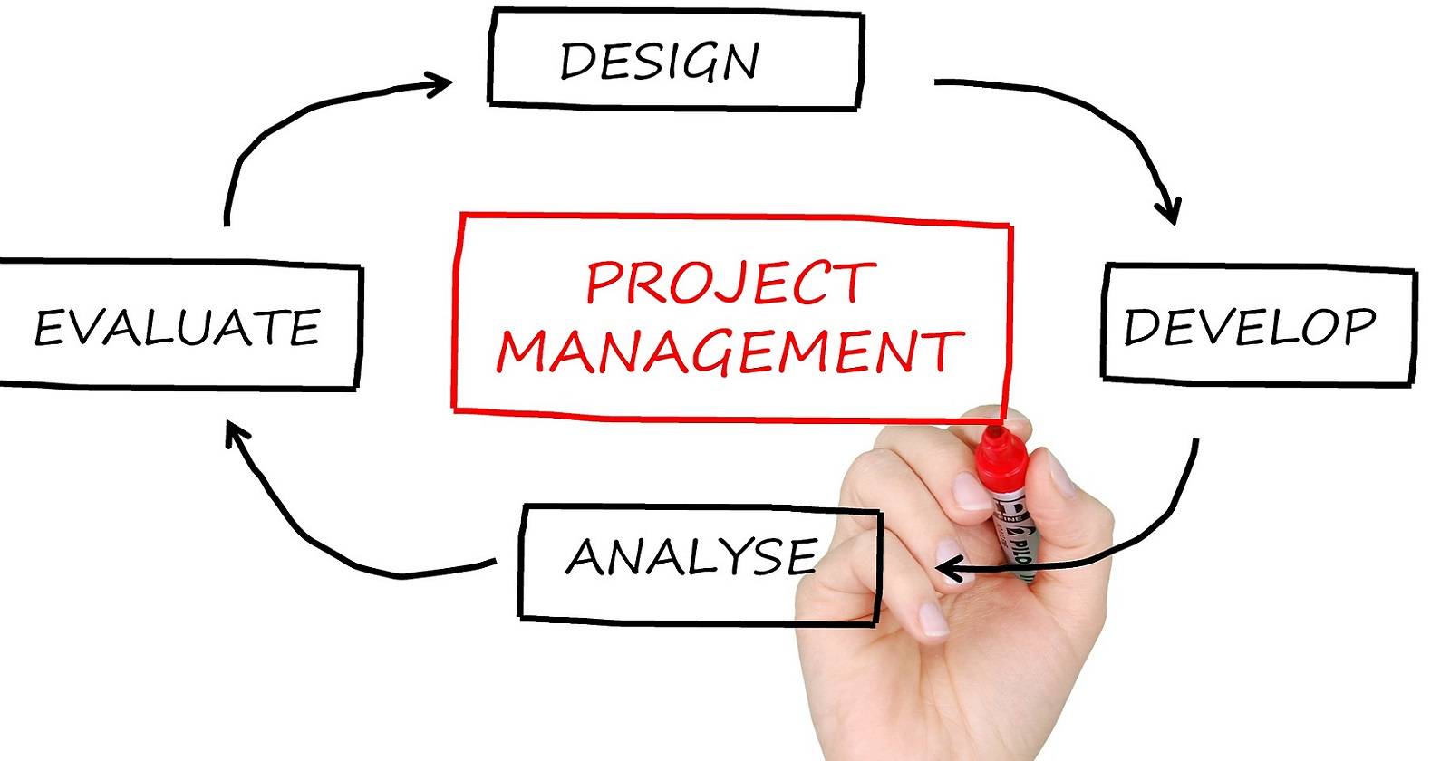 Изображение цикла управления проектом