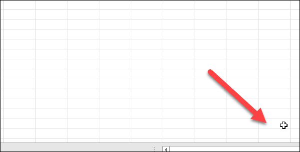 Удерживайте Shift и кликните последнюю ячейку диапазона