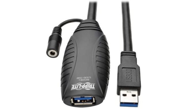 Активный USB-удлинитель Tripp Lite на демонстрации.