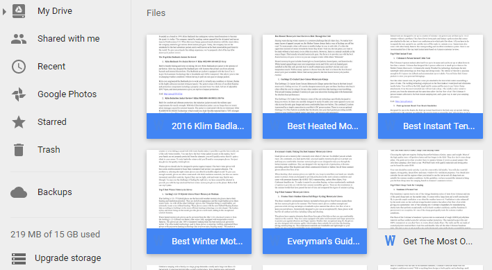 Контекстное меню Google Drive с опцией Скачать