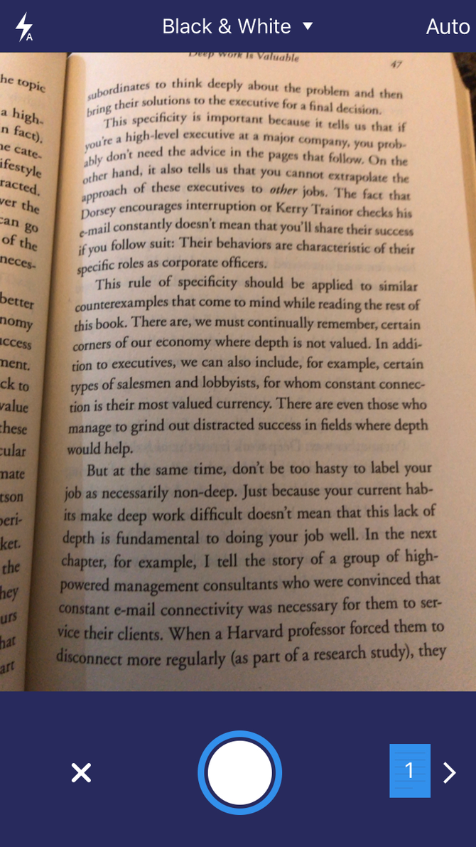 Scanner Mini: распознавание текста OCR