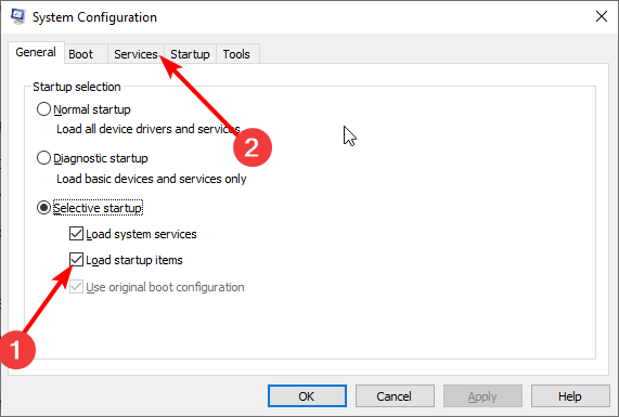 serrvices load windows voice recorder not working