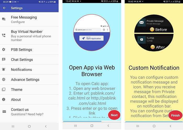 Дополнительные функции Calculator Pro+