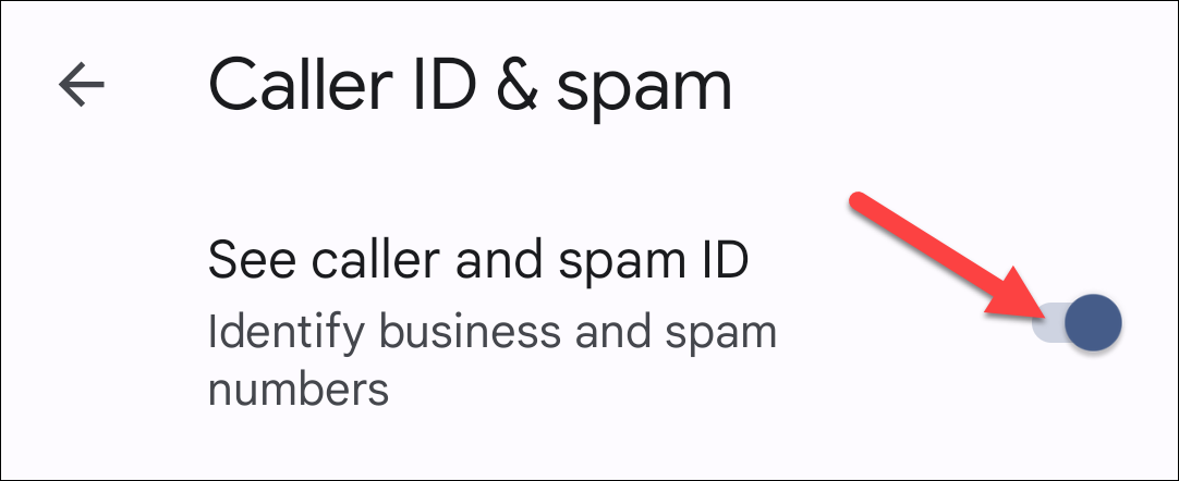 Включите «Показывать ID звонящего и спам».