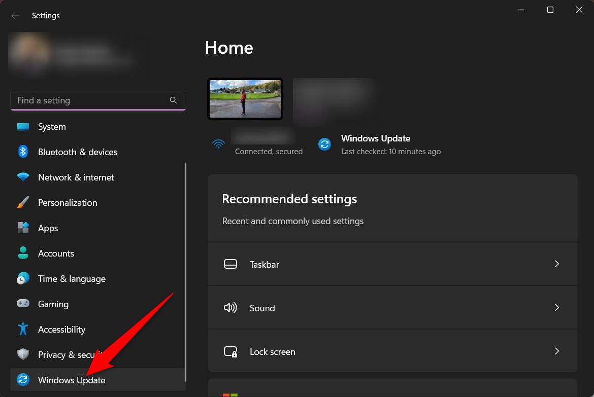 windows 11 settings