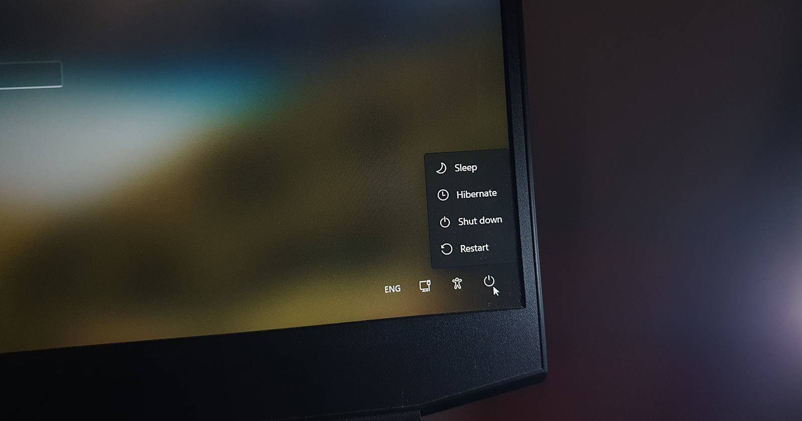 Добавить гибернацию в меню Пуск Windows 10
