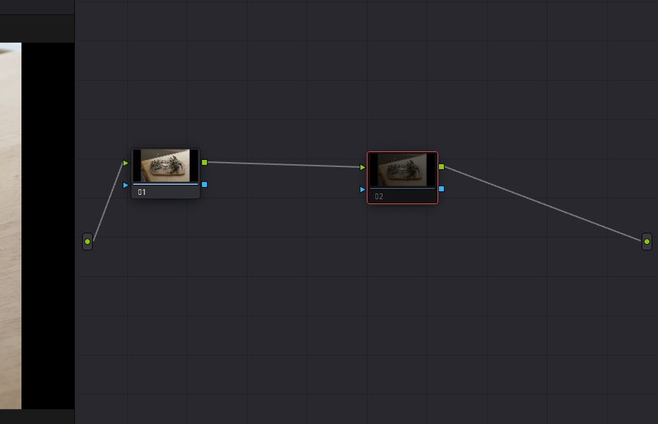 Bypassing Nodes in Resolve.