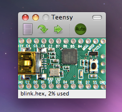 Плата Teensy и приложение загрузчика для записи прошивки