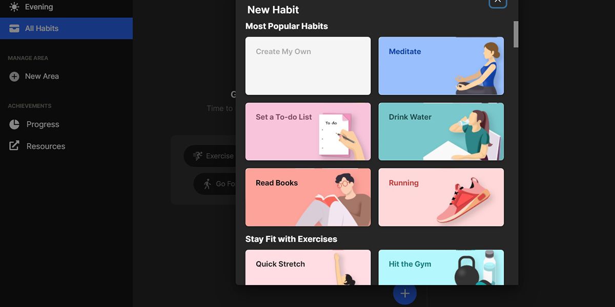 Изображение: создание персональной привычки