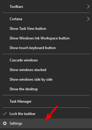 Настройка автоскрытия панели задач