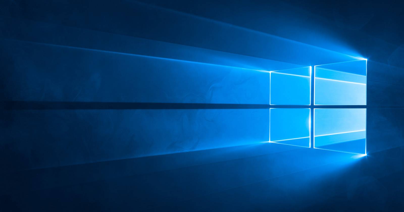 Скриншот стандартного рабочего стола Windows