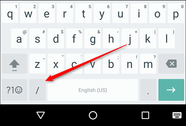 В Chrome символ, который нужно удержать, может отличаться — обратный слеш