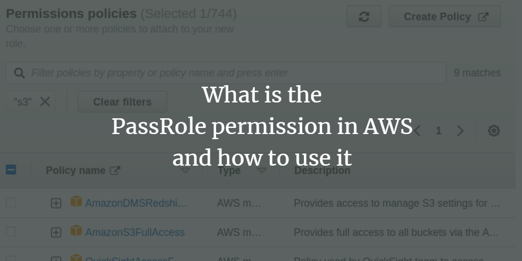 PassRole в AWS: дать EC2 доступ к приватному S3
