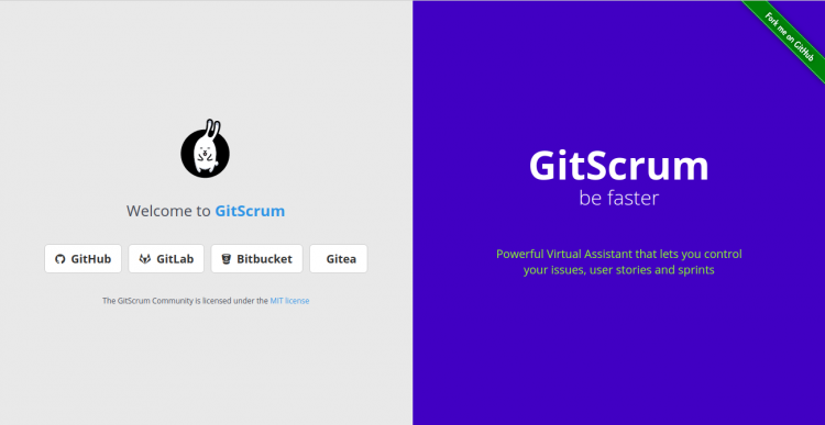 Интерфейс GitScrum