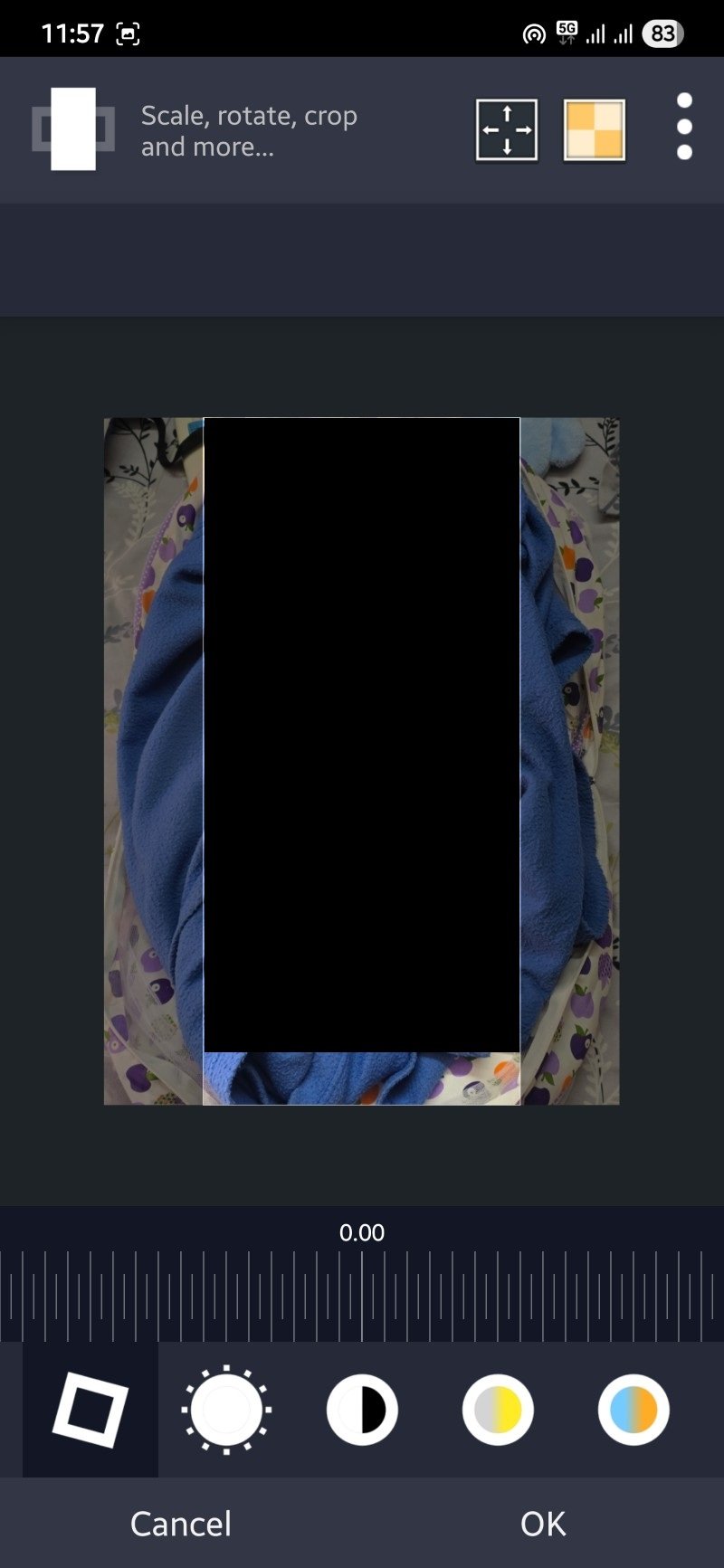 Regolazioni colore e contrasto in FiveWallpapers