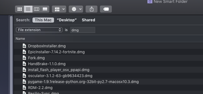 Поиск установочных дисков DMG