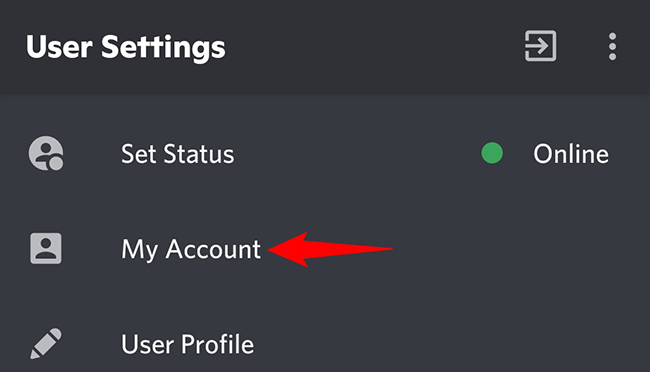 Раздел «Мой аккаунт» в настройках мобильного приложения.