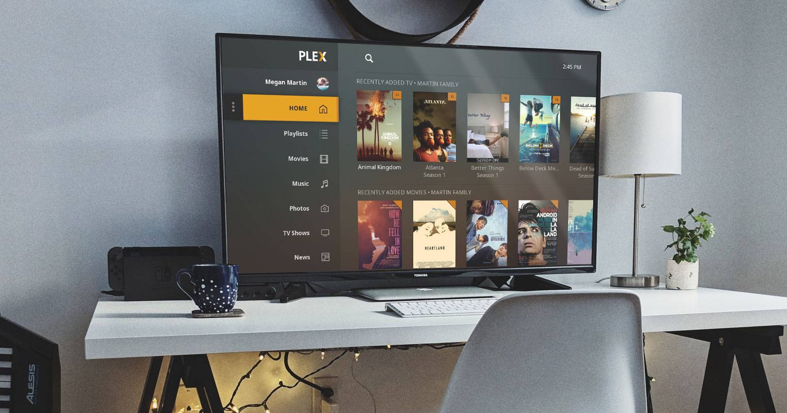 Изображение: коллекция плагинов Plex с иконками и списком