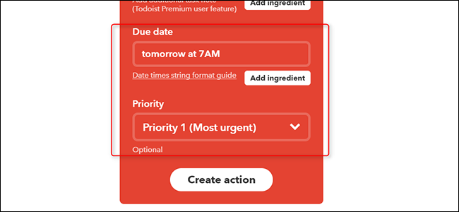 IFTTT: завершение настройки апплета