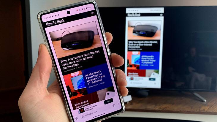 Трансляция экрана телефона на телевизор