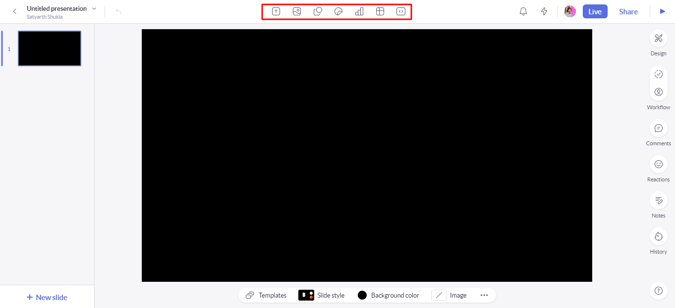 Панель инструментов Pitch