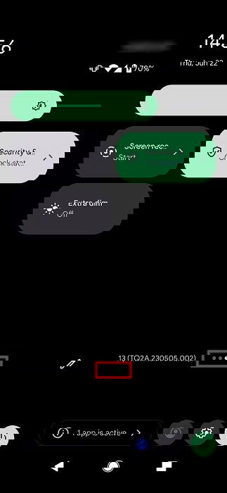 Просмотр дополнительных панелей быстрых настроек на Android