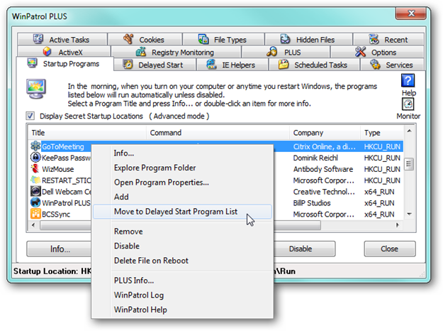 Порядок запуска программ в Windows
