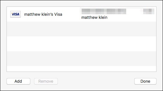 Окно редактирования сохранённых форм и данных автозаполнения