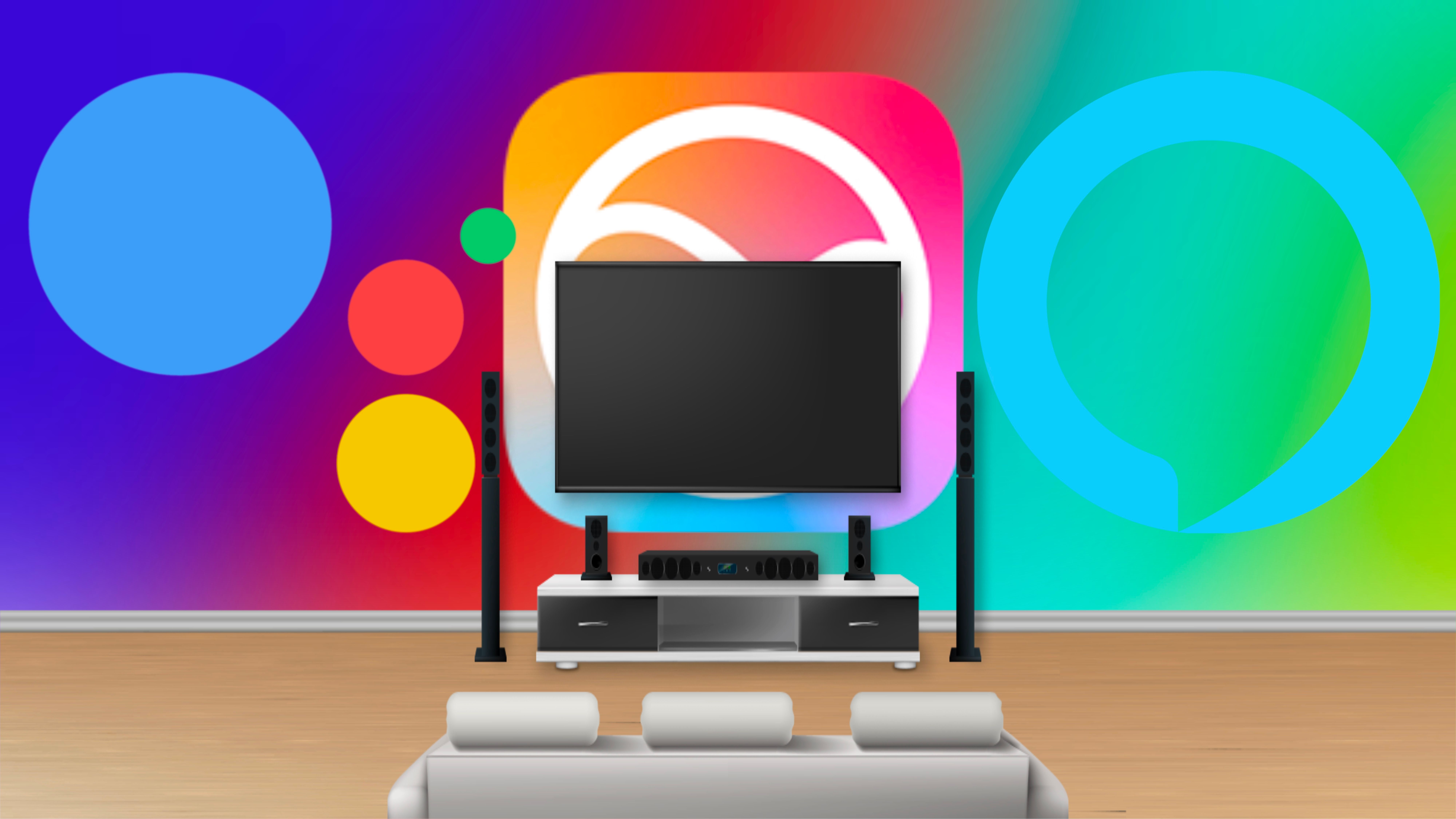 Умный помощник для управления звуком домашнего кинотеатра