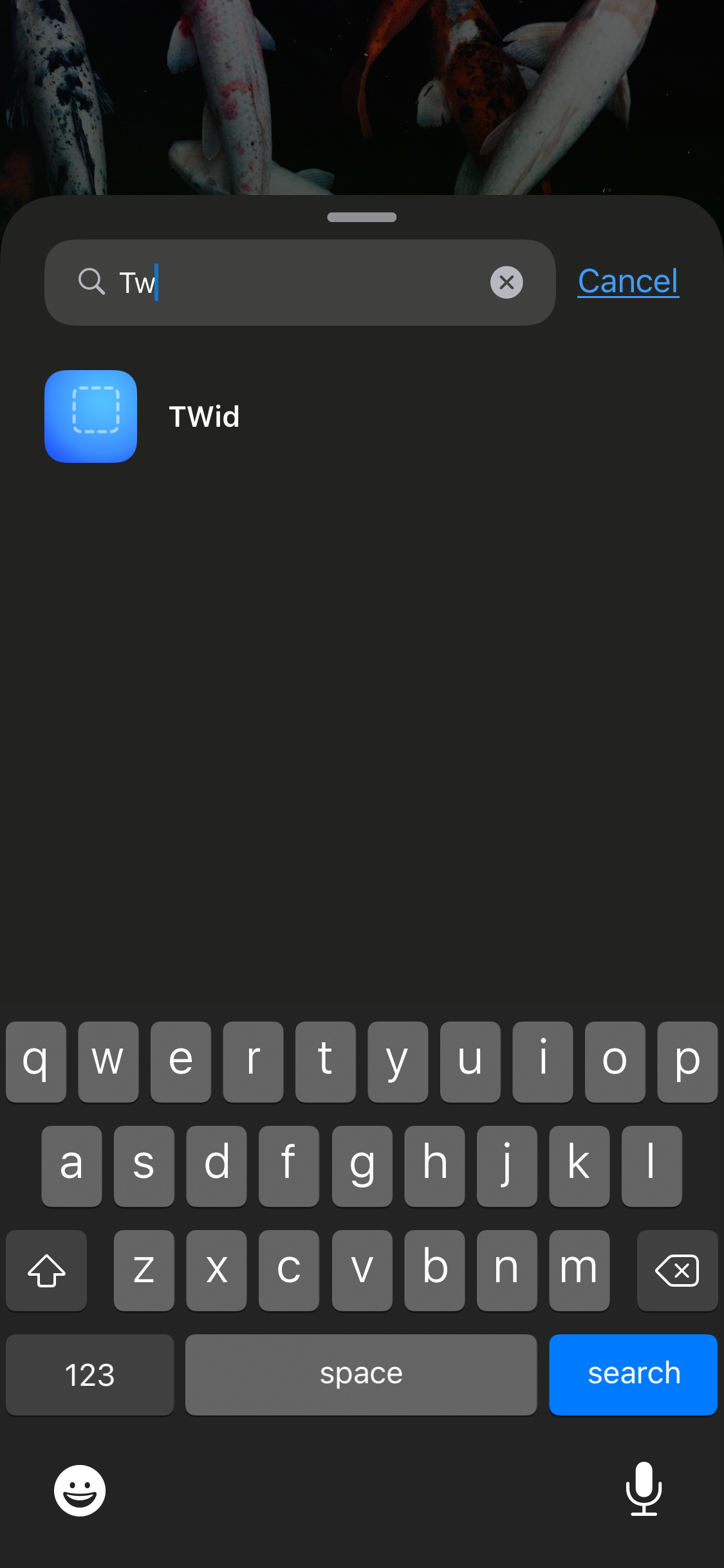 Добавление прозрачного виджета на экран