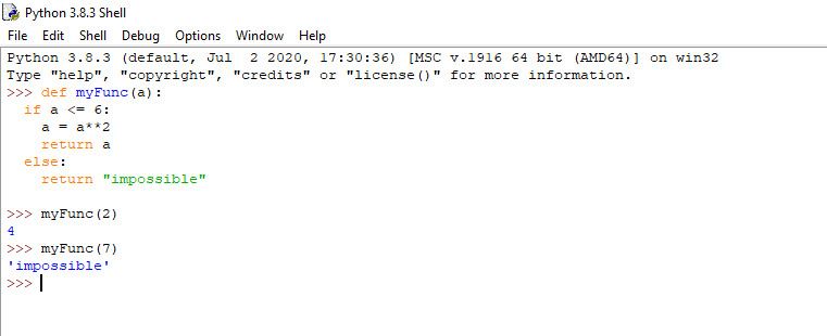 Интерфейс Python IDLE